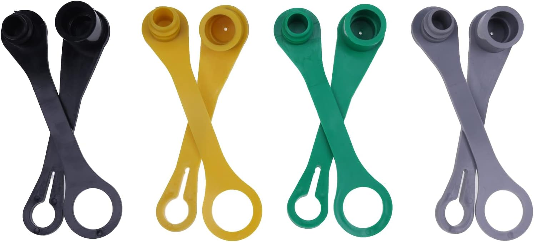 JZGRDN 8PK Hydraulic Fitting Dust Cap & Plug Set M132021 M132022 M132024 M70728 M132031 M132032 M132034 M85099 Compatible with John Deere 425 430 455 X465 X475 X485 X495 X575 X585 X595 X940 X948 X949 image number 1