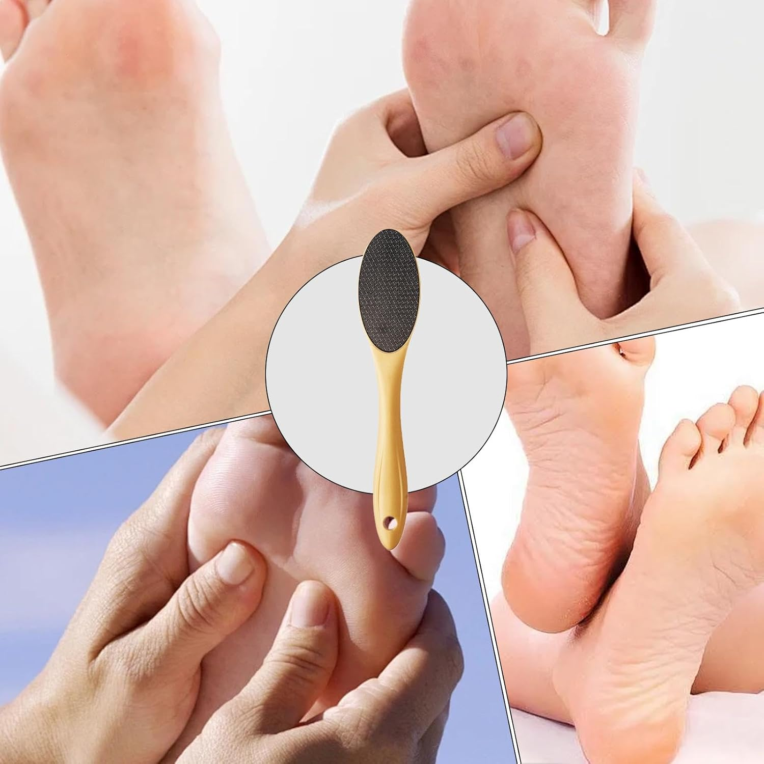 Foot Care Pedicure, Foot File Grinder Tool - Callus Removal Tool Handheld - Foot Care Tool Foot File for Home, Travel, Apartment, Dorm, School