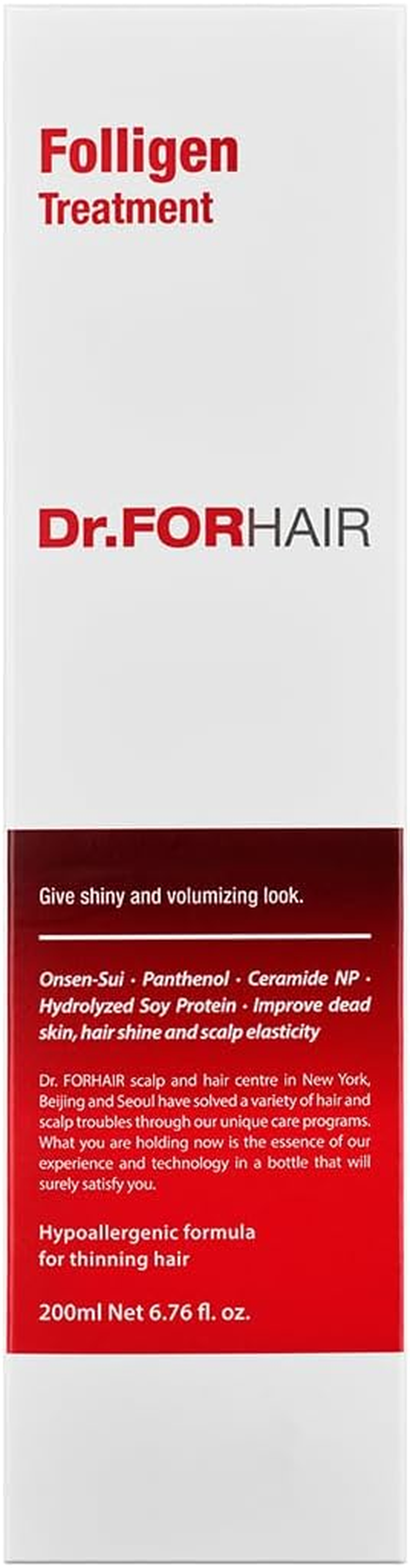 Dr.Forhair Scalp Strengthening Folligen Treatment 200 Ml/6.76 Fl. Oz. | 3-In-1 Treatment for Scalp, Hair and Volume | Hair Strengthening | Protein Care | Volumize and Revitalize | Silicon-Free image number 2