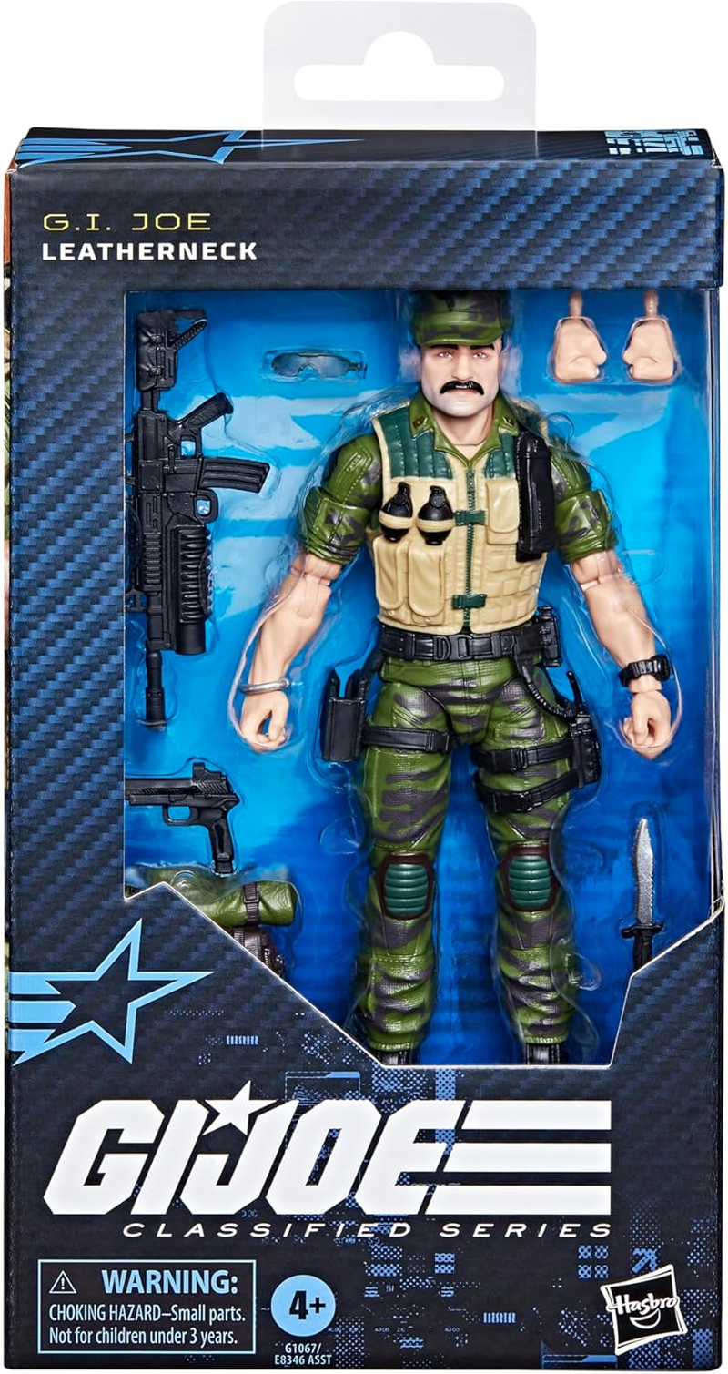 G.I. Joe Classified Series #148, Leatherneck, Collectible 6 Inch Action Figure with 8 Accessories image number 2