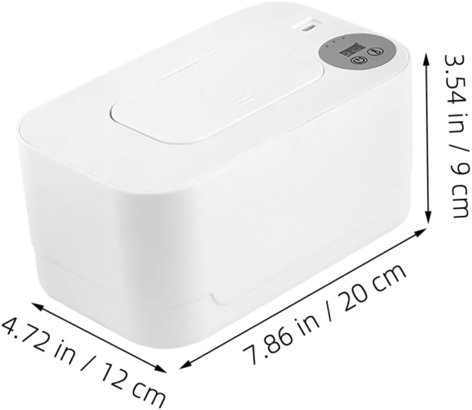 Yardenfun Wipe Warmer Dispenser Portable Reusable Wipes Container Warmer for Bathroom Travel Large Capacity image number 3
