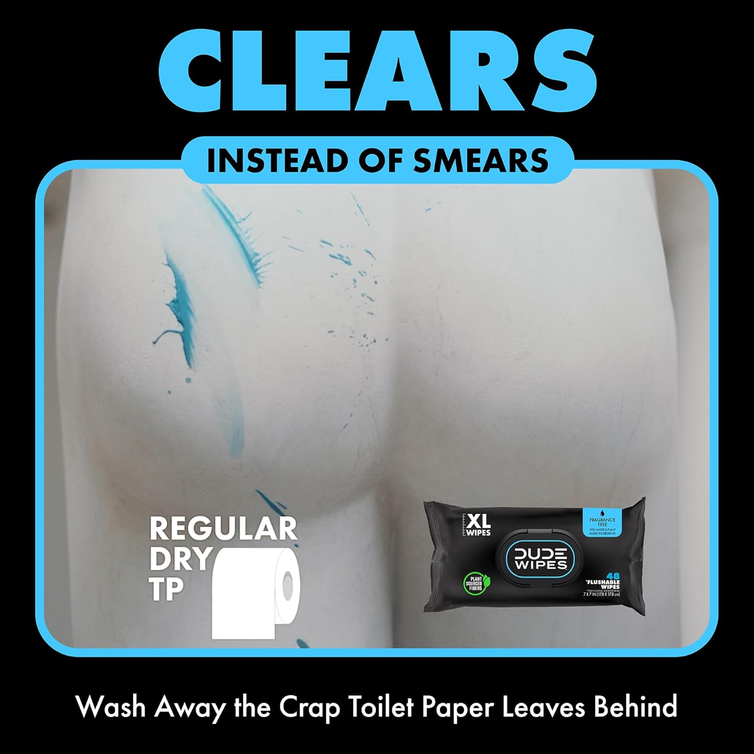 Dude Products Wipes Flushable Wipes Dispenser, Pack of 1 image number 5