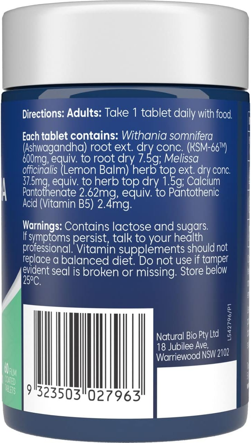 Bioglan Ashwagandha plus 60 Tablets