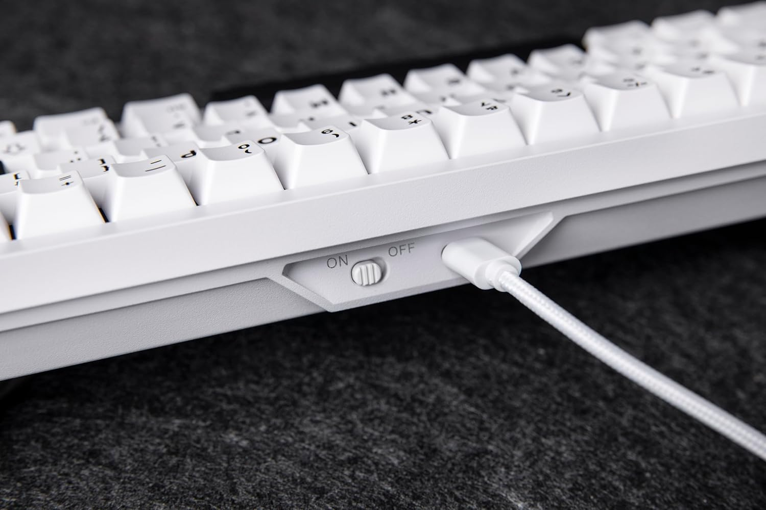 EPOMAKER Galaxy68 QMK/VIA Wireless Mechanical Keyboard, Aluminum Alloy, Gasket, 6000Mah, RGB Side/Backlight, 65% Gaming Keyboard with Hot-Swappable Creamy Linear Switch (White, Wisteria Linear Switch) image number 4
