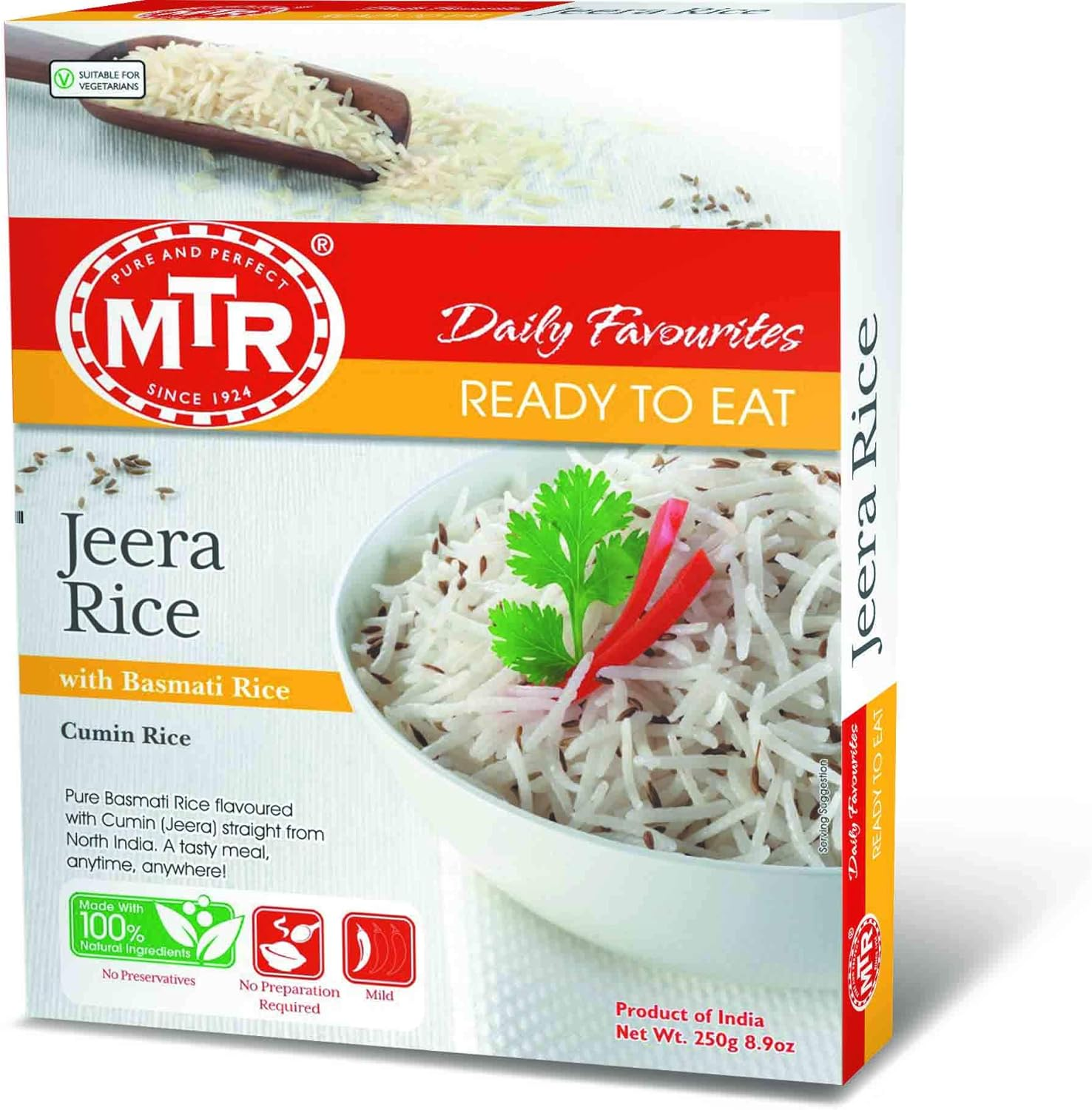 MTR Ready-To-Eat Jeera Rice, 250 G