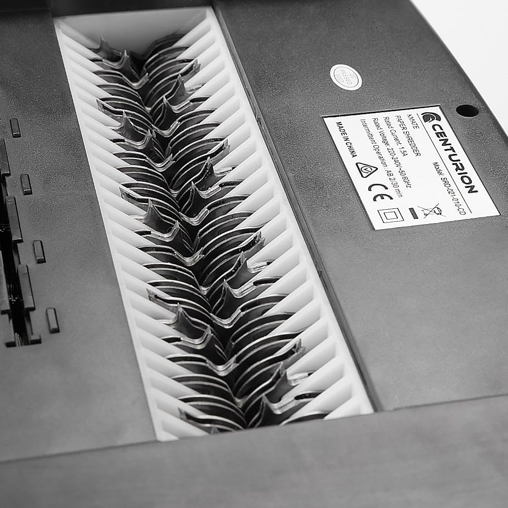 Centurion Office Combo Paper Shredder 21L Cross Cut 10 Sheets Cds Credit Cards image number 4