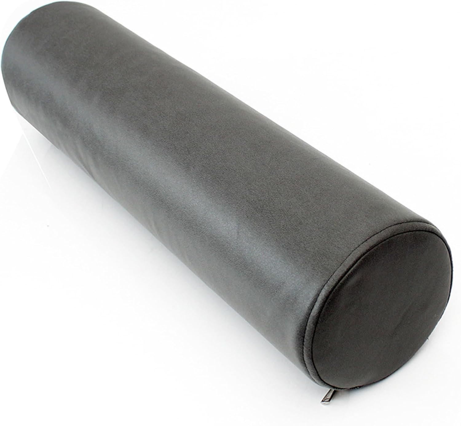 DUOLEH round Head Neck Bolster Pillow, round Roll Cylinder Pillow Back Support Cushions, Waterproof Lumbar Pillow for Sofa/Bed/Car, Headboard Pillow Bed Pillow (40X12Cm,Dark Grey) image number 3