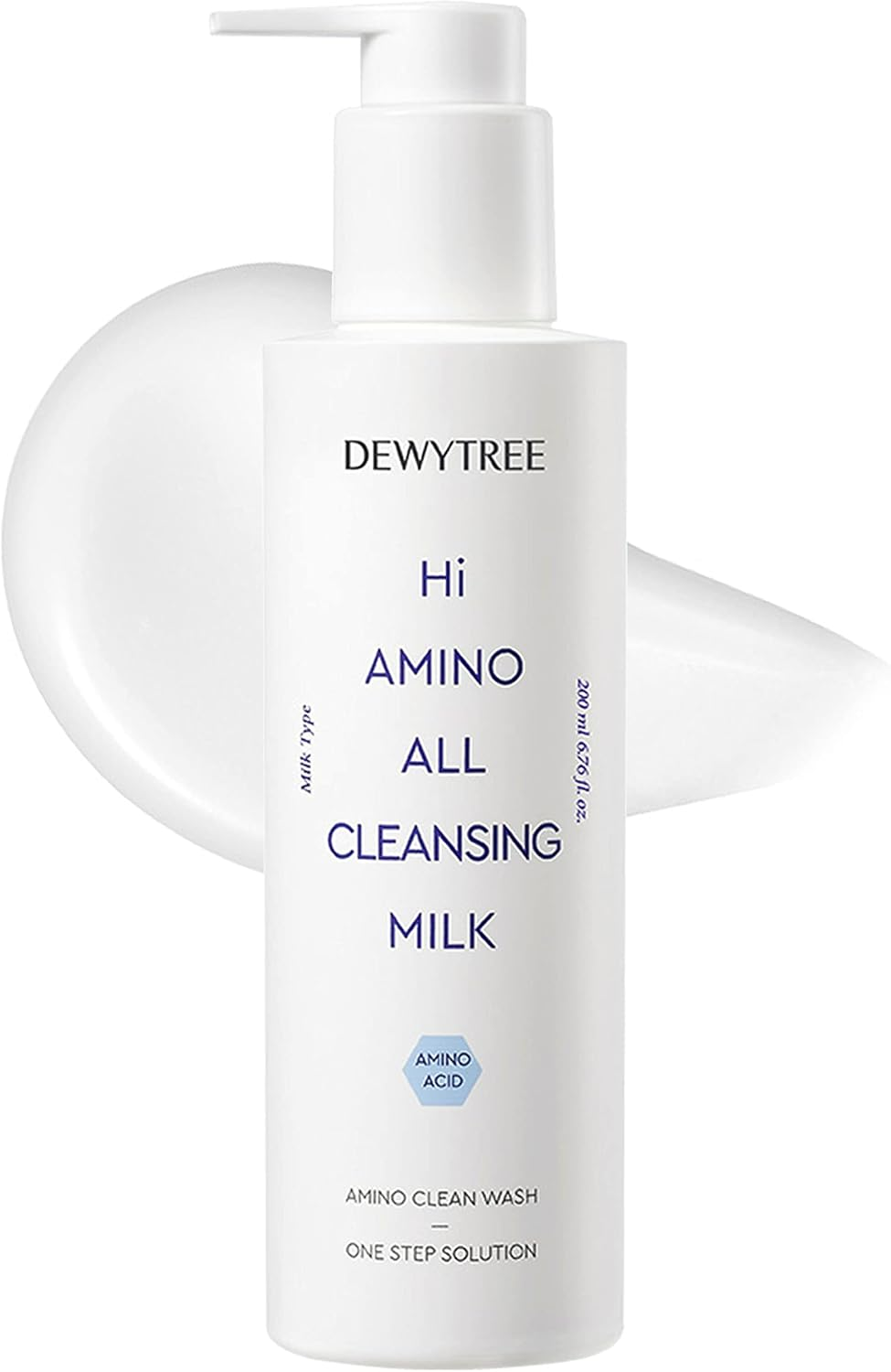 Dewytree Hi Amino Hypoallergenic Mild Face Cleanser (Milk Type) image number 4