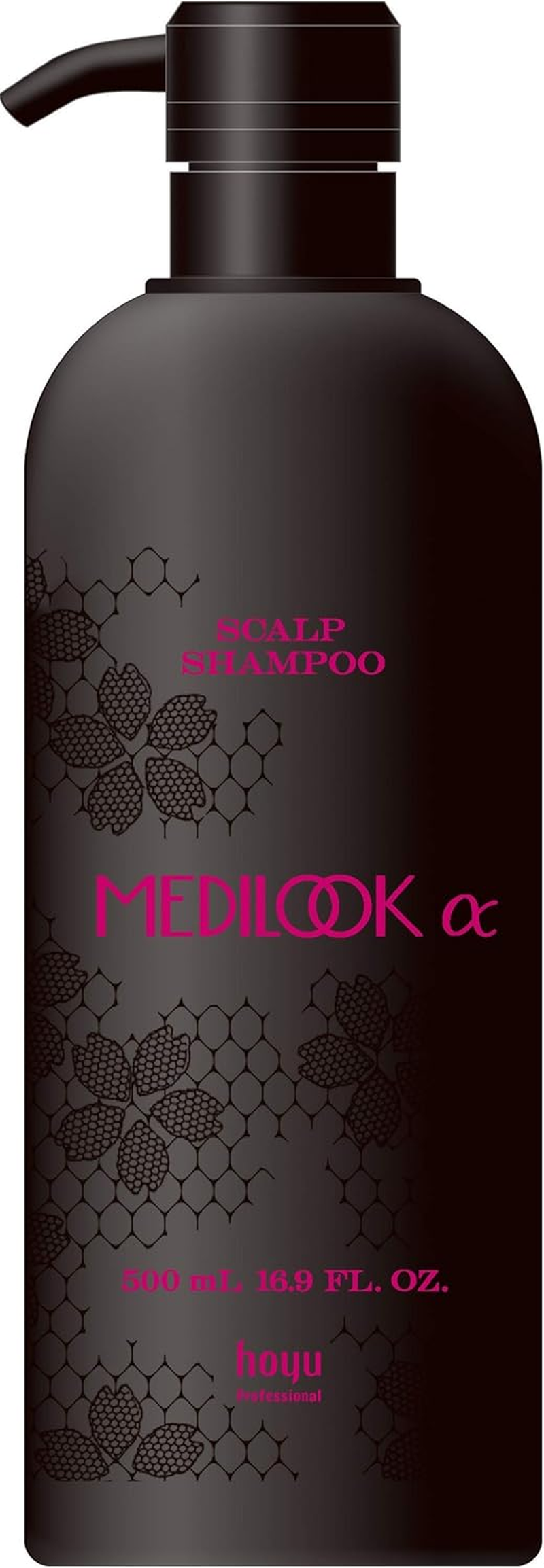 Glamage Hoyu Medilook &Alpha; Scalp Shampoo, 16.9 Fl Oz (500 Ml), Brown image number 1