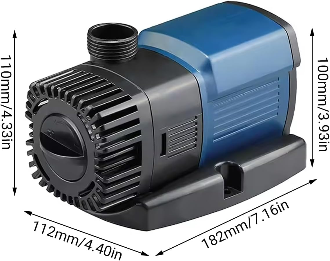 AIMALL Sensen JTP1800 Water Pump, Submersible Aquarium Pump, Variable Frequency, Fish Tank, Fish Culture image number 4