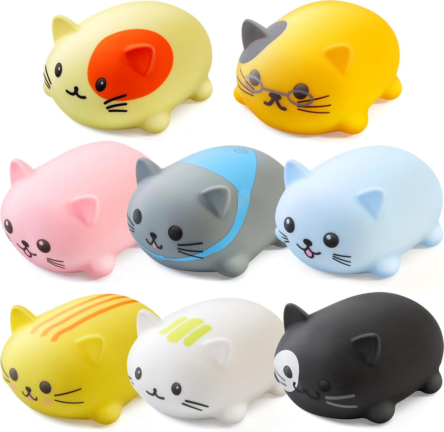 Ruko Musical Cat/Kittens Piano Keyboards with Cute Meow Tone, Touch Play Music Scale, Fun Robot Toy for Kids/Adults, Boys & Girls Age 3 4 5 6 7 8 9, Educational Instrument (8Pcs) image number 3