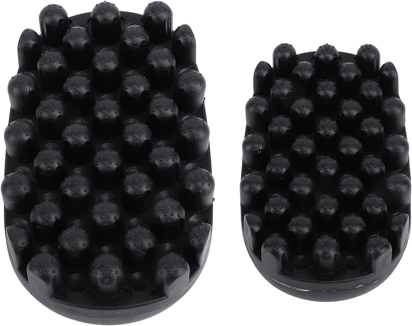 2Pcs Rubber Curling Hair Brush, Washable Twist Curl Comb Hair Styling Tool, Curl Brush with Pick Comb, Hair Twist Curling Comb for Curls, Small Holes Curler for Men Women