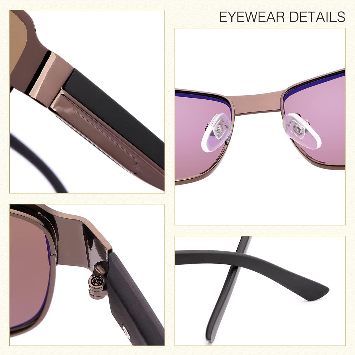 MIRYEA Polarized Sunglasses Mens UV400 Protection Lightweight Sun Glasses UV400 Protection, Sports, Fashion, Driving, Golf, Fishing, Outdoor image number 5