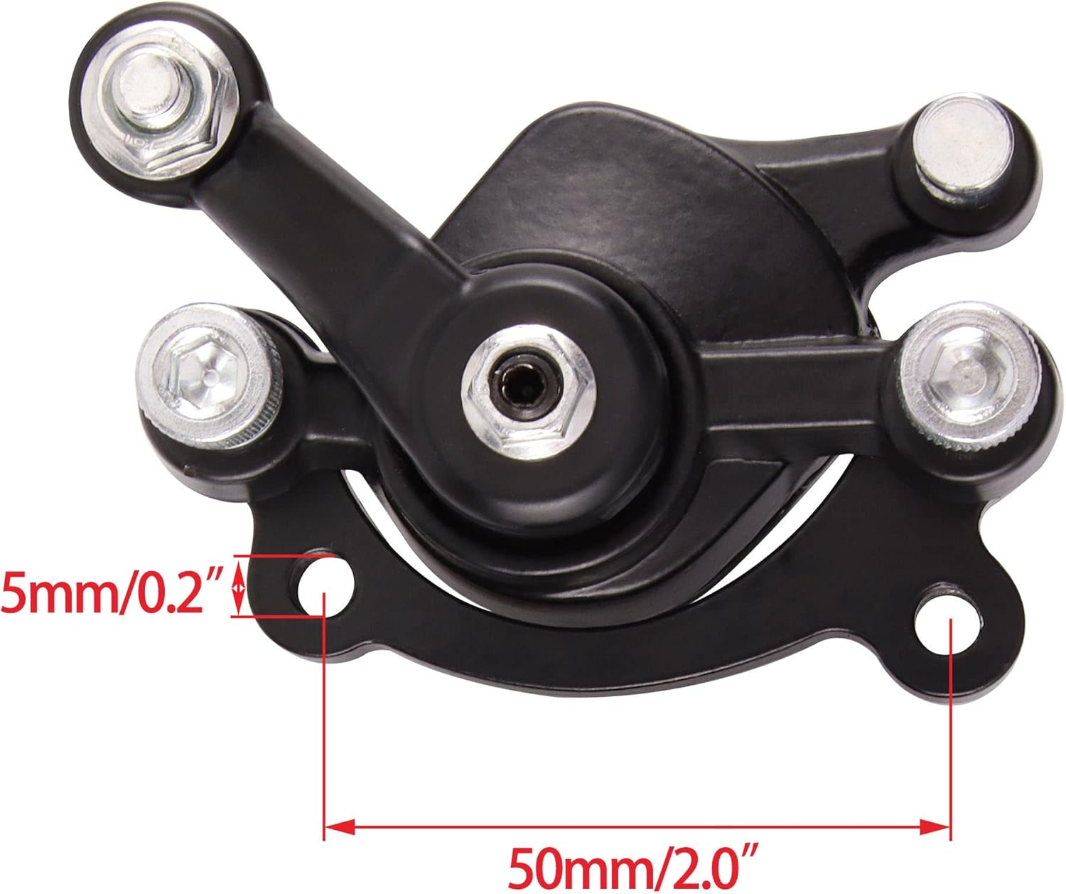 WOOSTAR Front and Rear Disc Brake Caliper Replacement for 2 Stroke 43Cc 47Cc 49Cc 50Cc Pocket Bike Dirt Pit Bike Pack of 2 image number 5