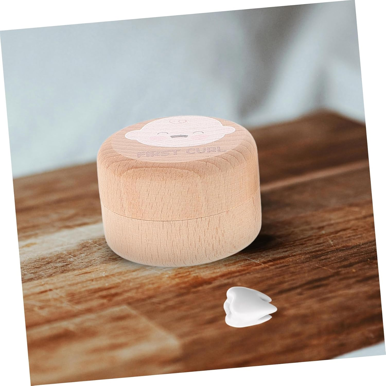 IMIKEYA 2Pcs Tooth Box Set Cute Wooden Keepsake Holder for Lost Teeth Storage for Boys Craftsmanship Organize image number 4