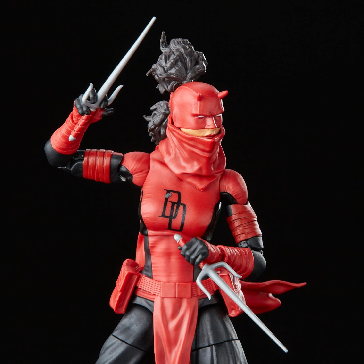Marvel Hasbro Legends Series Elektra Natchios Daredevil, Collectible 6 Inch Action Figures, 2 Accessories image number 3