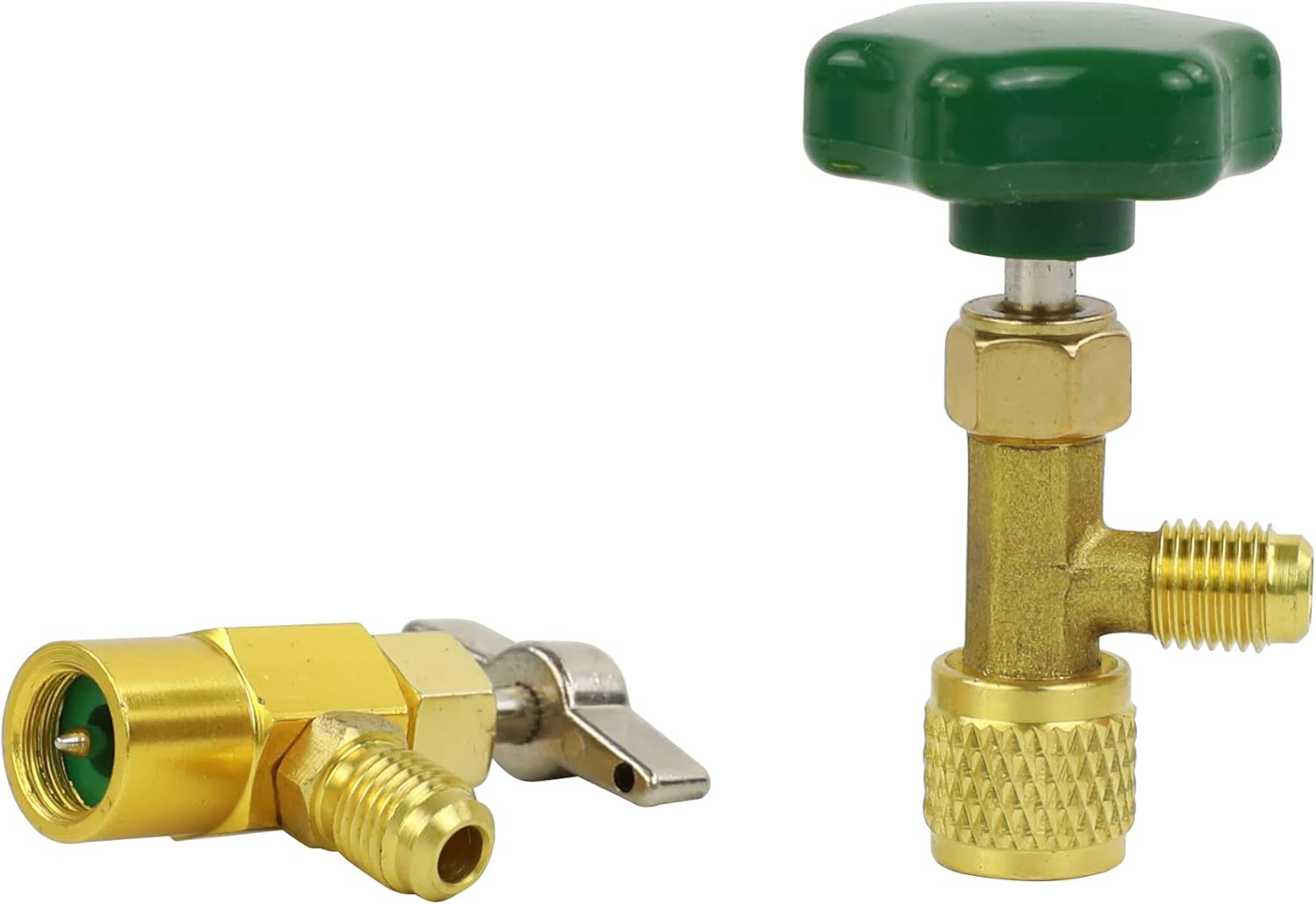 Wisepick R290 and R600A Charging Hose and Gauge Set with Can Tap and BPV31 Bullet Piercing Valves image number 5
