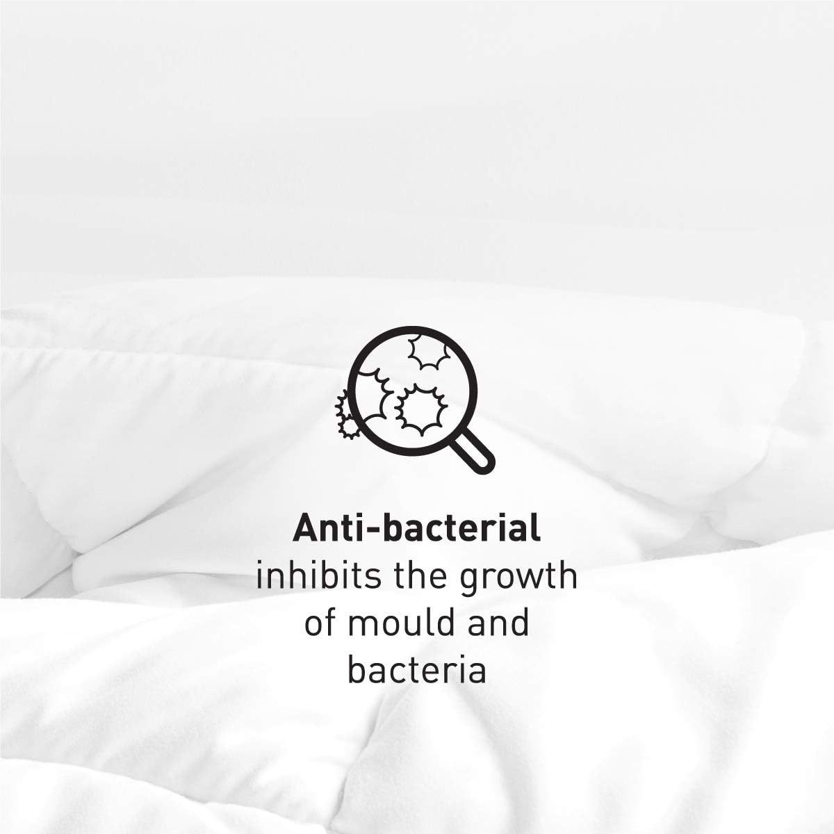 Tontine Comfortech Cool Performance Quilt Doona, King &ndash; All Seasons, Hydrocool Moisture Wicking Technology &ndash; Ultrafibre Fill for Lasting Comfort &ndash; Antibacterial &ndash; Machine Washable &ndash; Australian Made image number 3