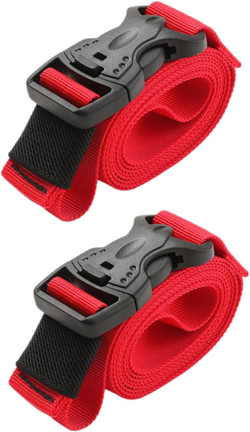 Ipetboom 2Pcs Nylon Camping Packing Strap Buckle Luggage Bundling Belts for Travel Tie down Quick Release Buckle for Outdoor Gear image number 5