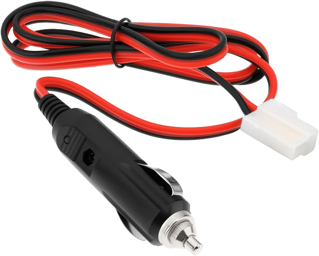 1PC Car Radio Power Cigarette Lighter 12V 50W with LED Indicator Compatible with Kenwood Compatible with Icom Mobile Radio Line Length 110Cm image number 1