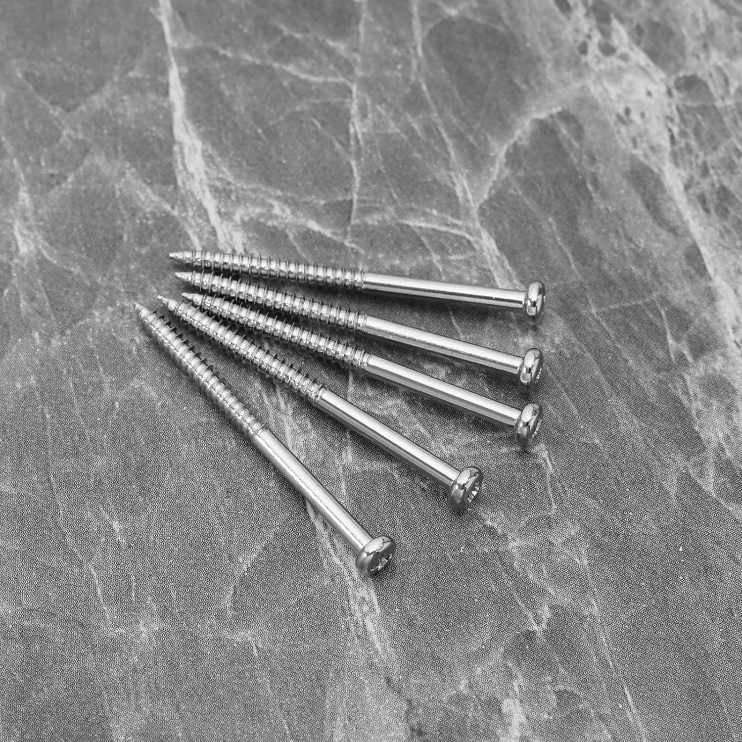 Ecsing 20 Sets Pickup Mounting Screws Pickup Springs Kit for Electric Guitar Musical Instruments Replacement Accessories Silver image number 4