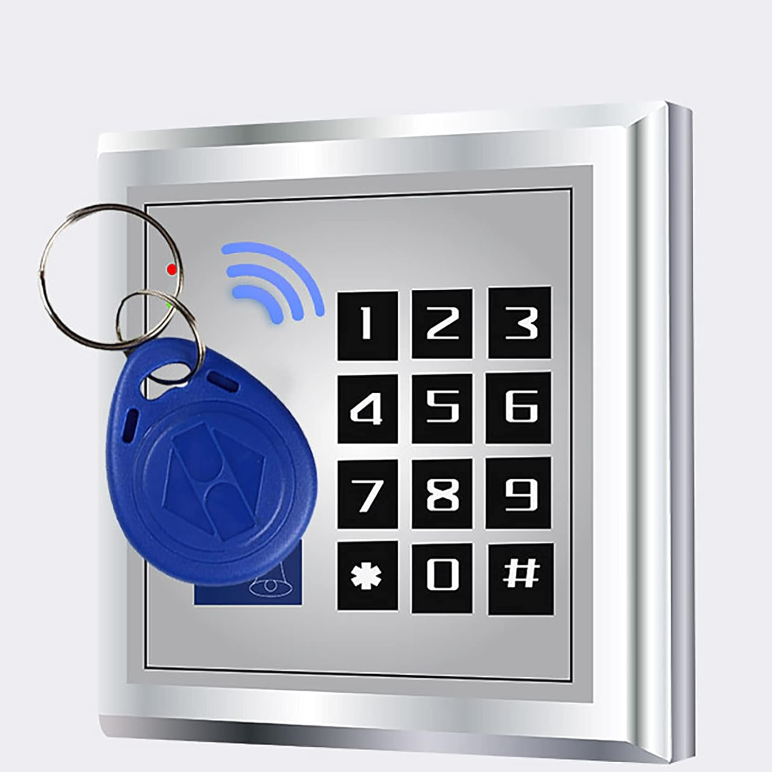 20Pack Writable 125Khz RFID Key Fob Proximity ID Card Token Tag Rewritable, Tunghey 125Khz RFID Writable Rewritable T5577 Fob Tag for RFID Writer image number 3