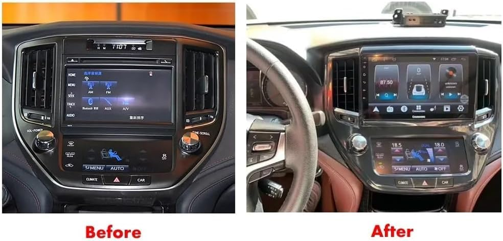 Rolax Android 13 Car Radio Multimedia for Toyota Crown 2014-2018 4G GPS Navigation Carplay Bluetooth Wifi Wireless Backup Camera SWC image number 4