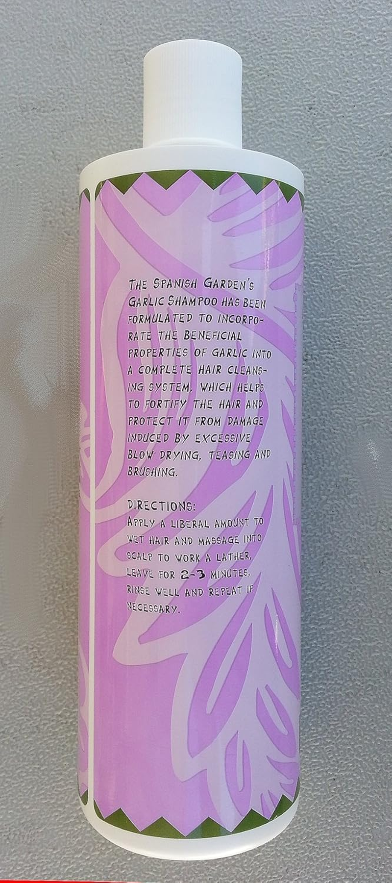Original Garlic Shampoo by Spanish Garden 470Ml & image number 1