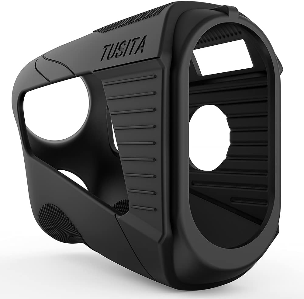 TUSITA Silicone Case Compatible with Bushnell Tour V5 Slope Shift Laser Golf Rangefinder - Black