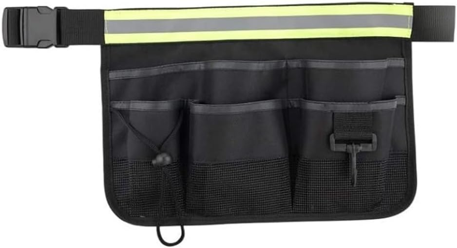 DACUAN Gardening Tool Belt, Garden Tool Pouch, Adjustable Waist Belt, Gardening Belt with Multiple Pockets, Utility Belt for Plumbing, Florists, Woodwork (Black) image number 1
