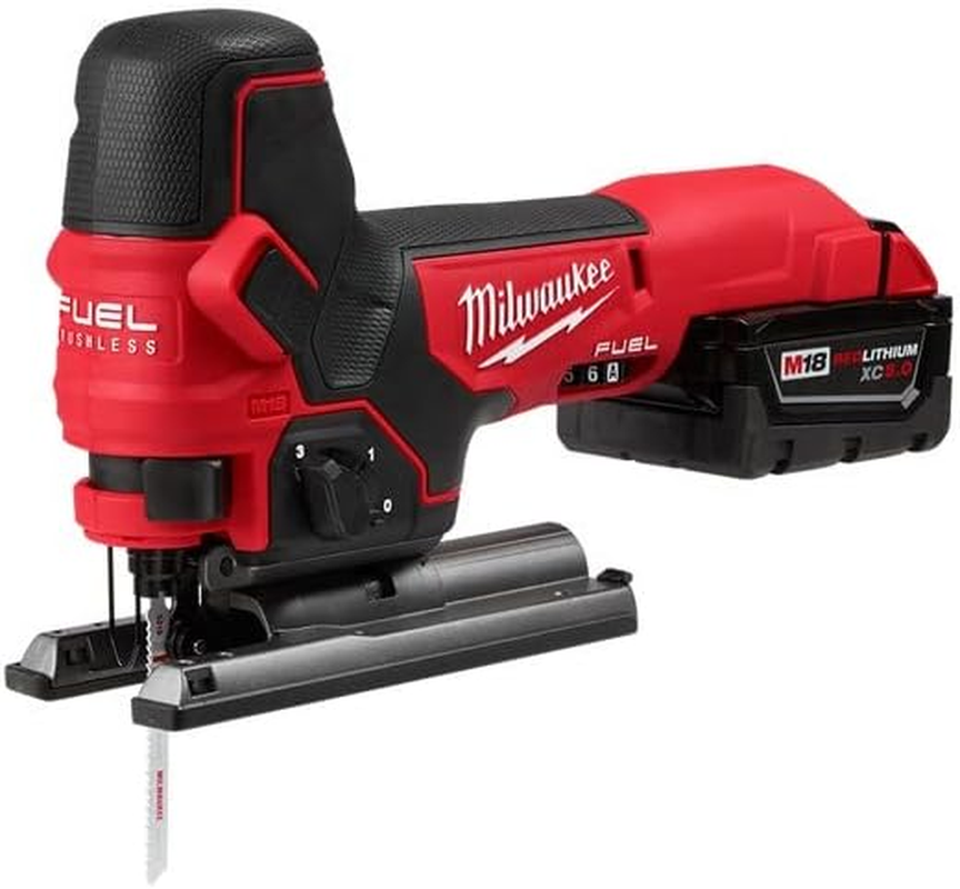 Milwaukee M18FBJS-0 18V Li-Ion Cordless Fuel Barrel Grip Jigsaw - Skin Only image number 6