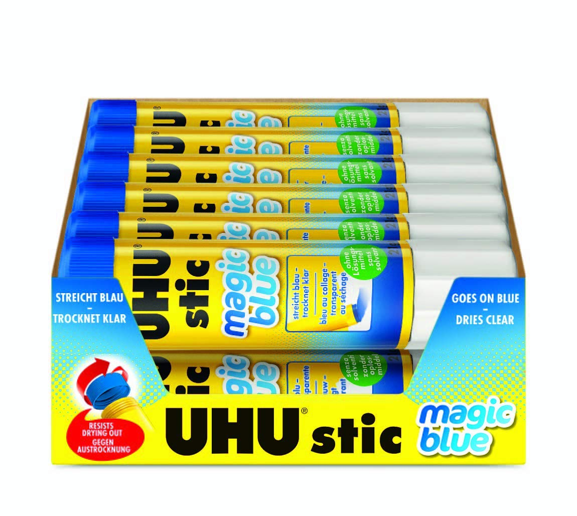 UHU Solvent Free Carded Glue Stick 21 G, (33-50190)
