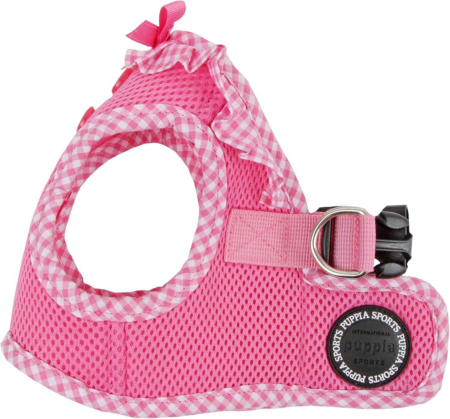Puppia Vivien Vest Dog Harness Step-In All Season Mesh Cute No Pull No Choke Walking Training for Small Dog, Purple, X-Small