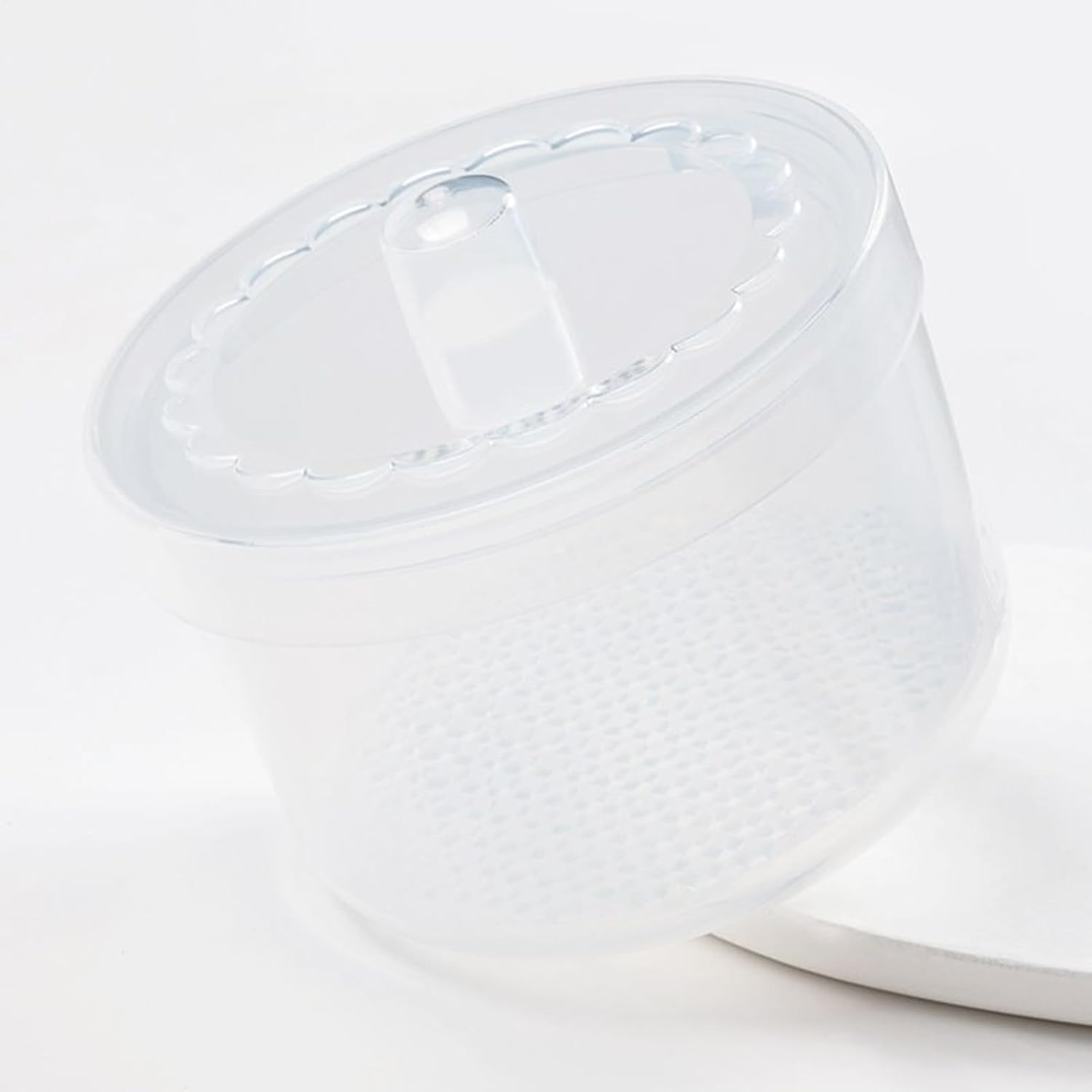 Qkbuza Nail Tool Organizer, Manicure Box | Professional Double Layer Detachable Case,Portable Multipurpose Storage Box without Slip for Home and Nail Salon - Pink image number 6