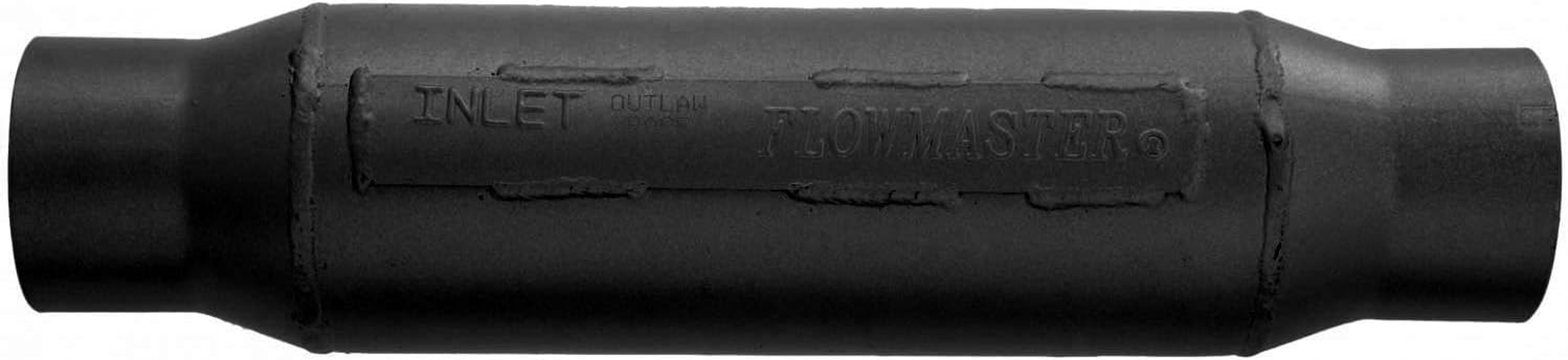 Flowmaster 15430 Outlaw Series Race Muffler - 3.00 Center in / 3.00 Center OUT - Aggressive Sound