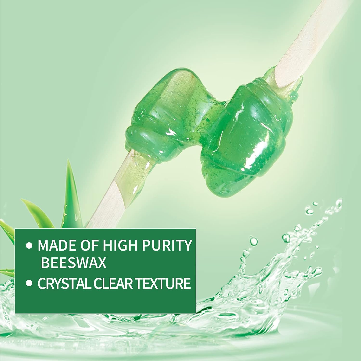 2.2Lb/1000G Wax Beads, Hard Wax Beads, Hard Wax Kit for Legs, Underarm, Face, Eyebrow, Bikini, and Brazilian Hair Remover, Women and Men Hair Removal Wax Beans for Wax Warmers Include 50 Waxing Sticks