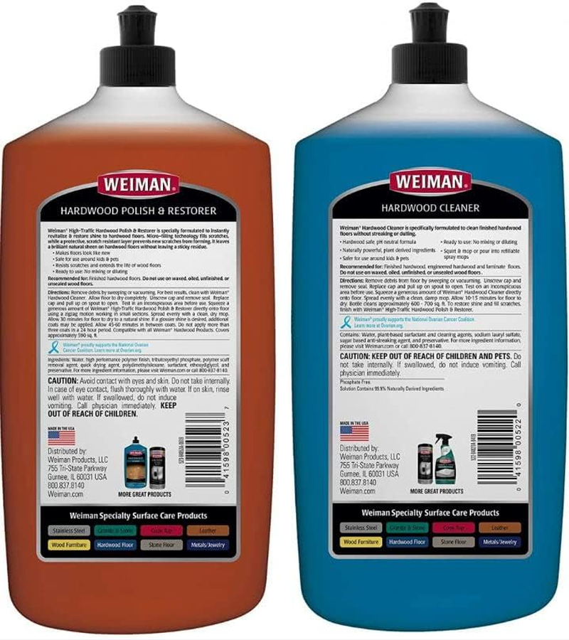 WEIMAN HARDWOOD POLISH RESTORER & CLEANER 2 PACK image number 6