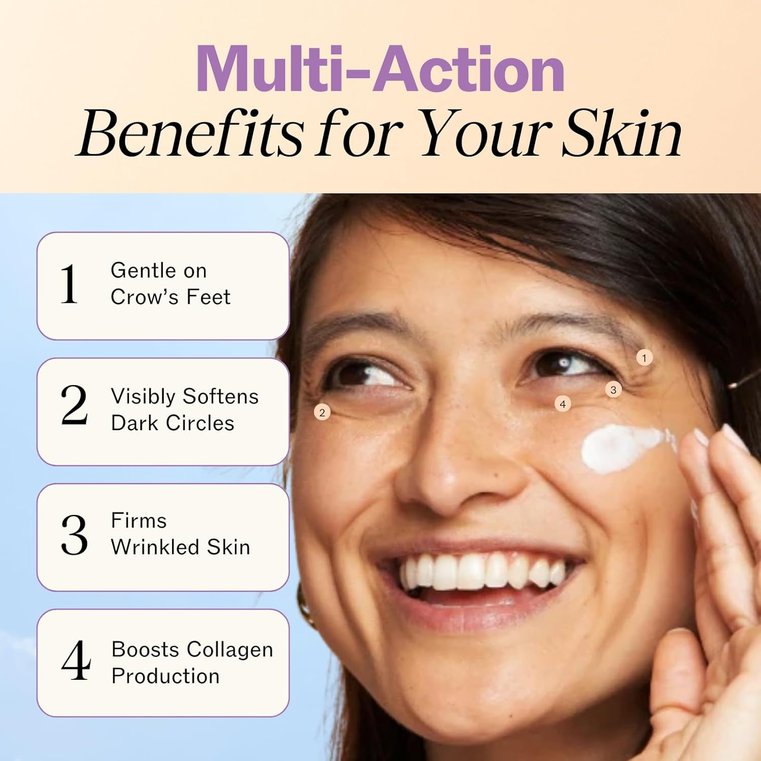 (15Ml (Pack of 1)) - Lilyana Naturals Eye Cream - Eye Cream for Dark Circles and Puffiness, under Eye Cream, anti Ageing Eye Cream Reduce Fine Lines and Wrinkles, Rosehip and Hibiscus Botanicals - 15Ml image number 5