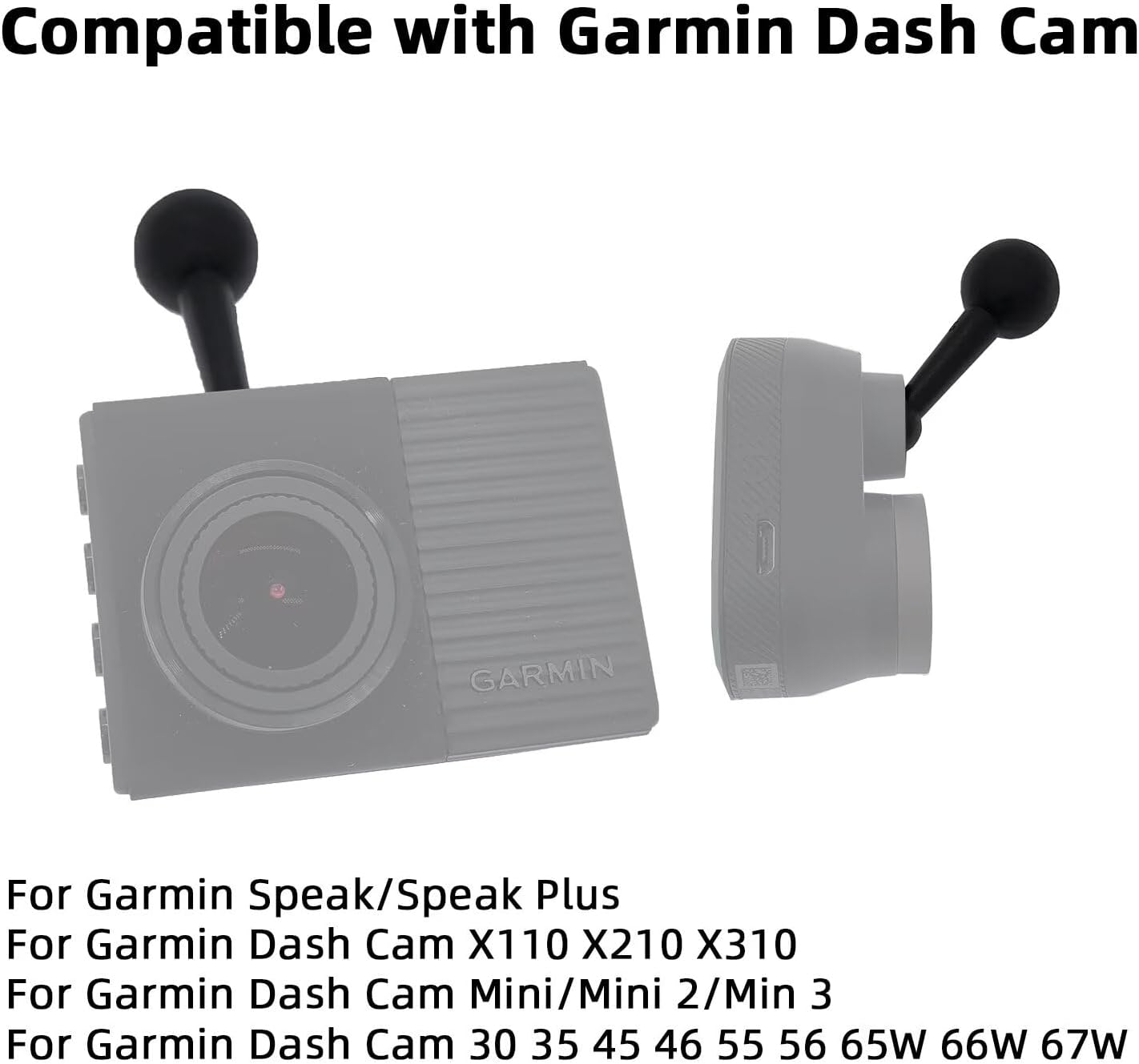 CH370 3M Adhesive Sticky Mount Holder for All Garmin Nuvi GPS Navigator - Car Dashboard/Desk Mount Holder with Exclusive 17Mm Ball Connection image number 1