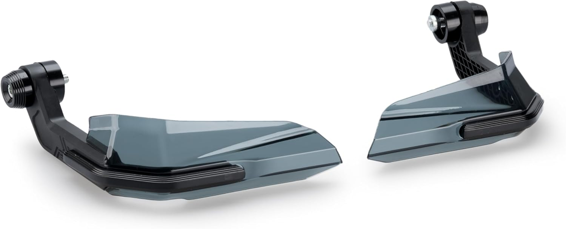 Puig 22057N Avant Handguards, Set of Handguards with M8 Screw and Smoked Deflector, Aerodynamic Design, Protection against Impacts and Weather, Ideal for Trail Bikes and Road Adventures, Black