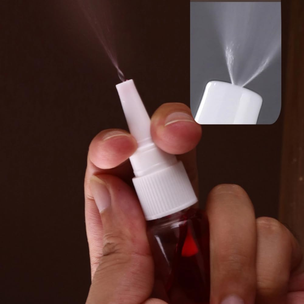 10Pcs Empty Refillable Nasal Spray Bottles Empty Nasal Spray Bottle Fine Mist Sprayers,10M and 20Ml image number 2