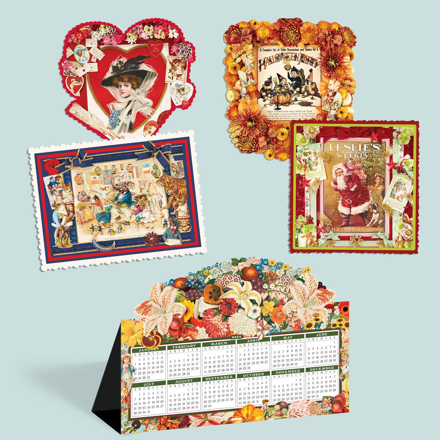 Cynthia Hart'S Victoriana Wall Calendar 2024: for the Modern Day Lover of Victorian Homes and Images, Scrapbooker, or Aesthete image number 4