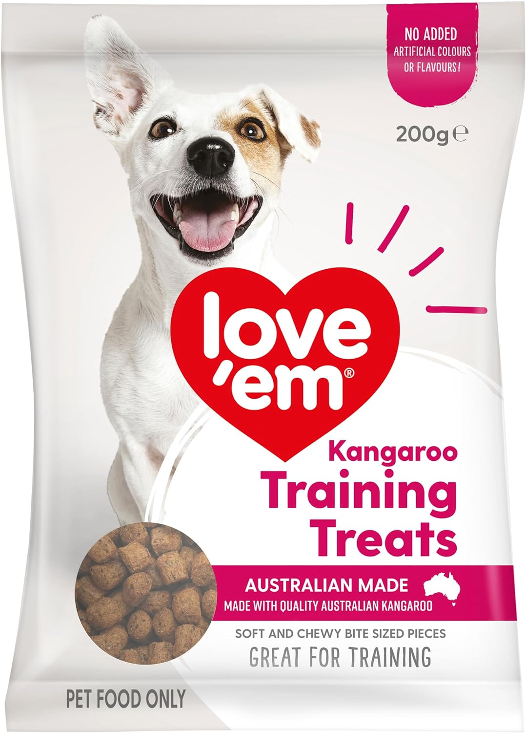 LOVE EM KANGAROO TRAINING TREAT 400G