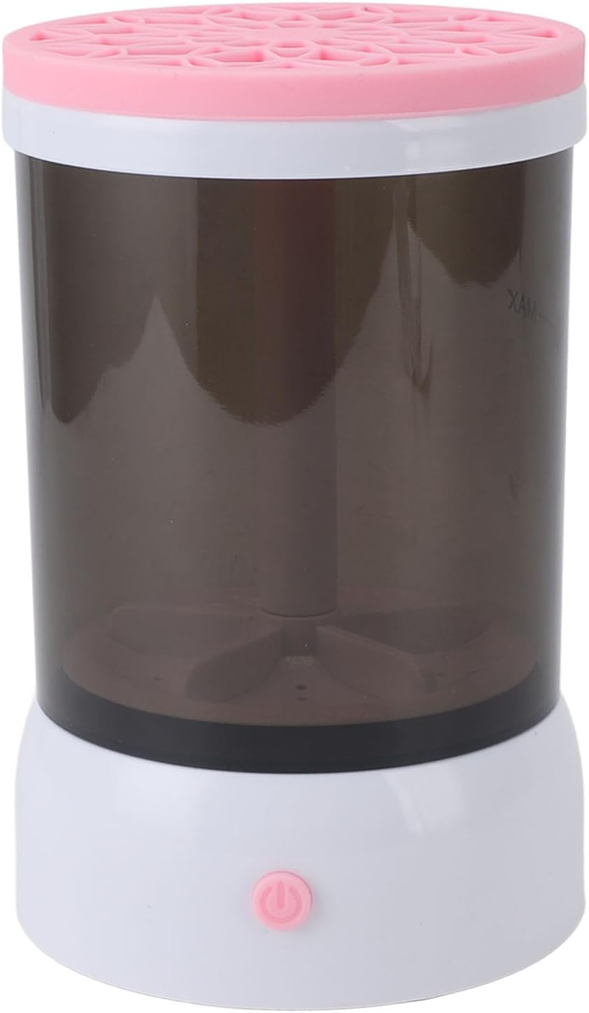 Cosmetic Supplies Cleaner Machine, Portable ABS PC and Silicone Quick Dry Makeup Brush Cleaner for Home image number 2
