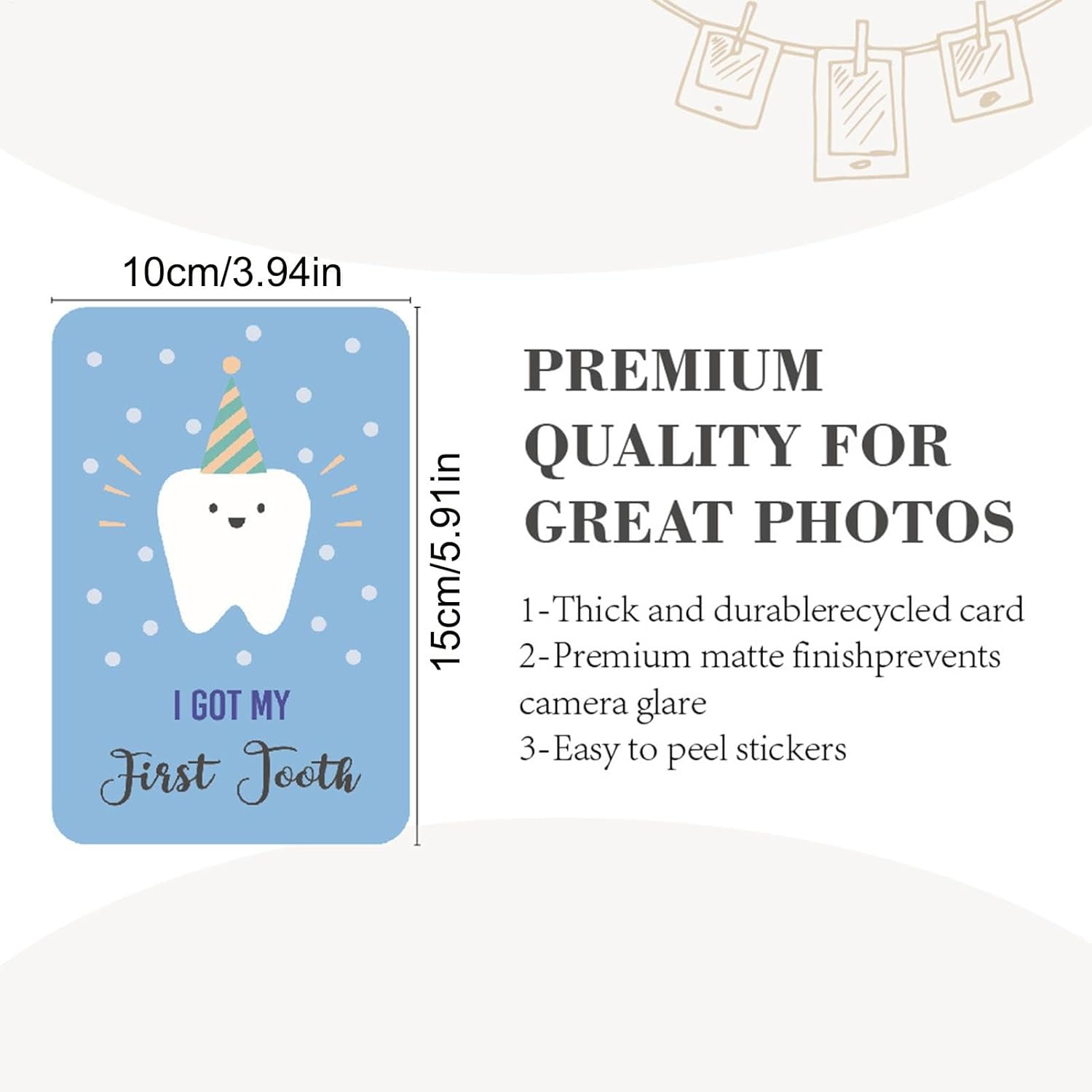 Children'S Monthly Milestone Cards, Children'S Announcement Signs, Colourful Monthly Milestone Signs, 50 X Funny Baby Shower Decorations, Adorable Baby Discs for Girls image number 2