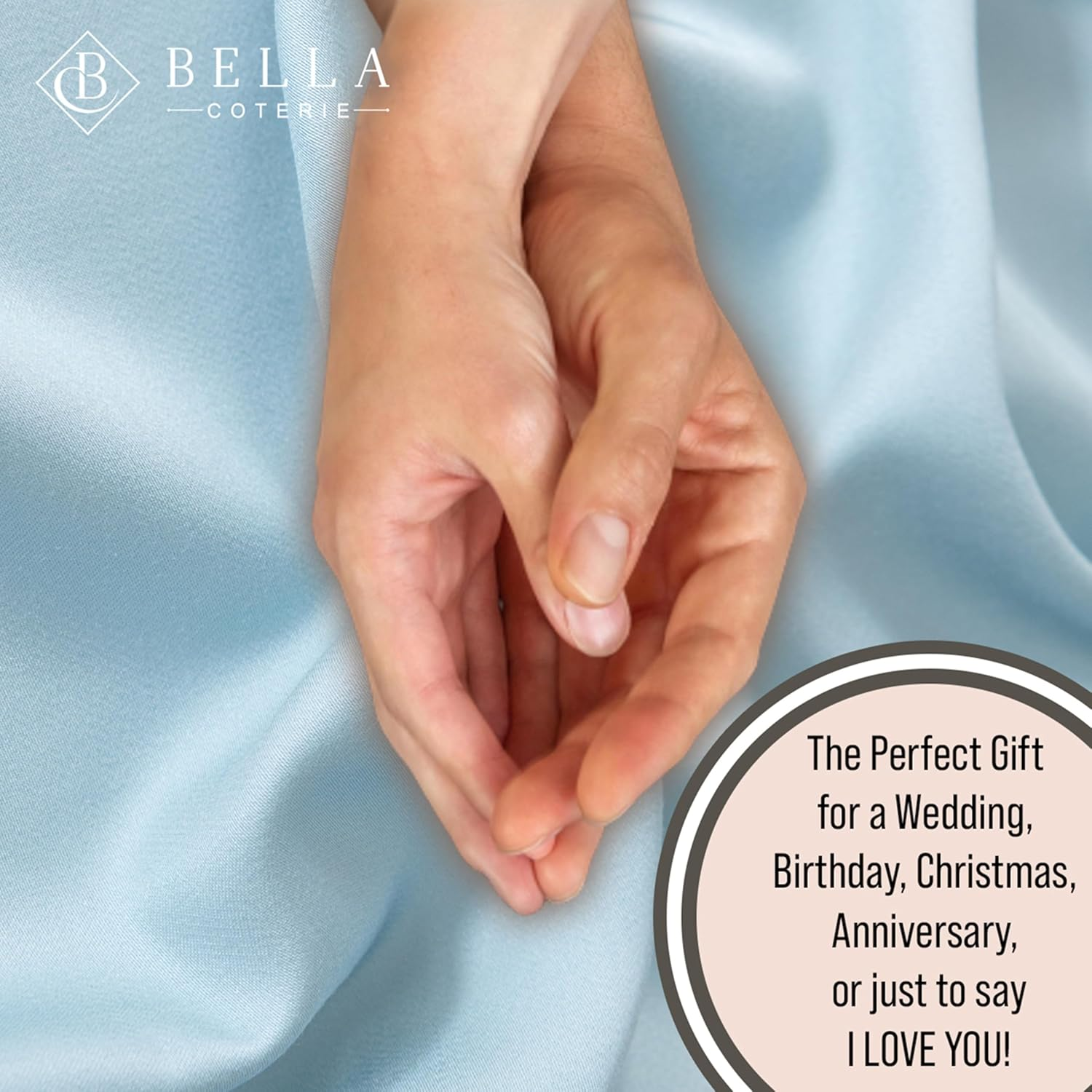 Split King Sheet Set | 100% Organically Grown Bamboo Viscose | Softer than Silk and Cotton | Cooling for Hot Sleepers | 2-18&rdquo; Extra Deep Pocket Fitted Sheets, Flat Sheet, 2 Pillowcases [Coastal Blue] image number 1