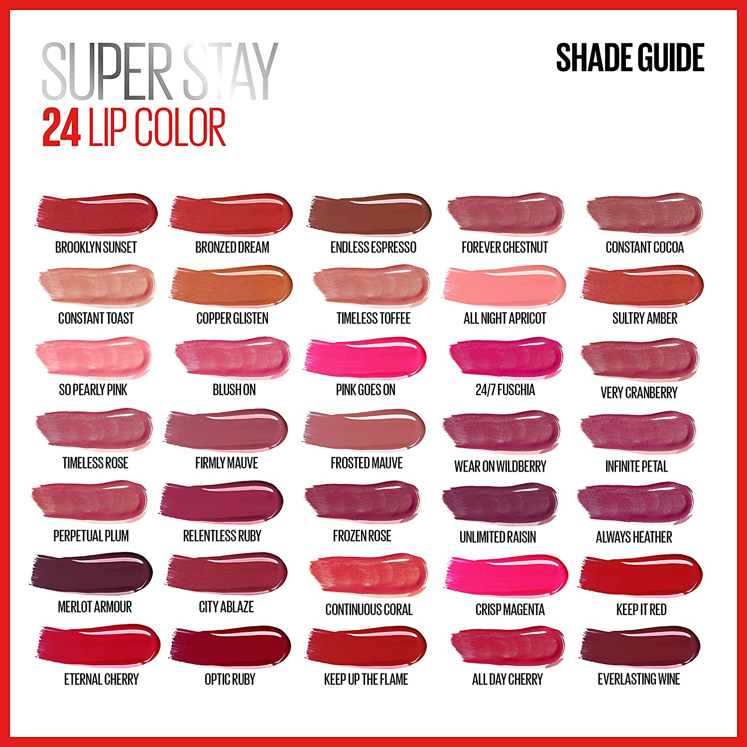 Maybelline New York Superstay 24 2-Step Longwear Liquid Lipstick - Forever Chestnut 115