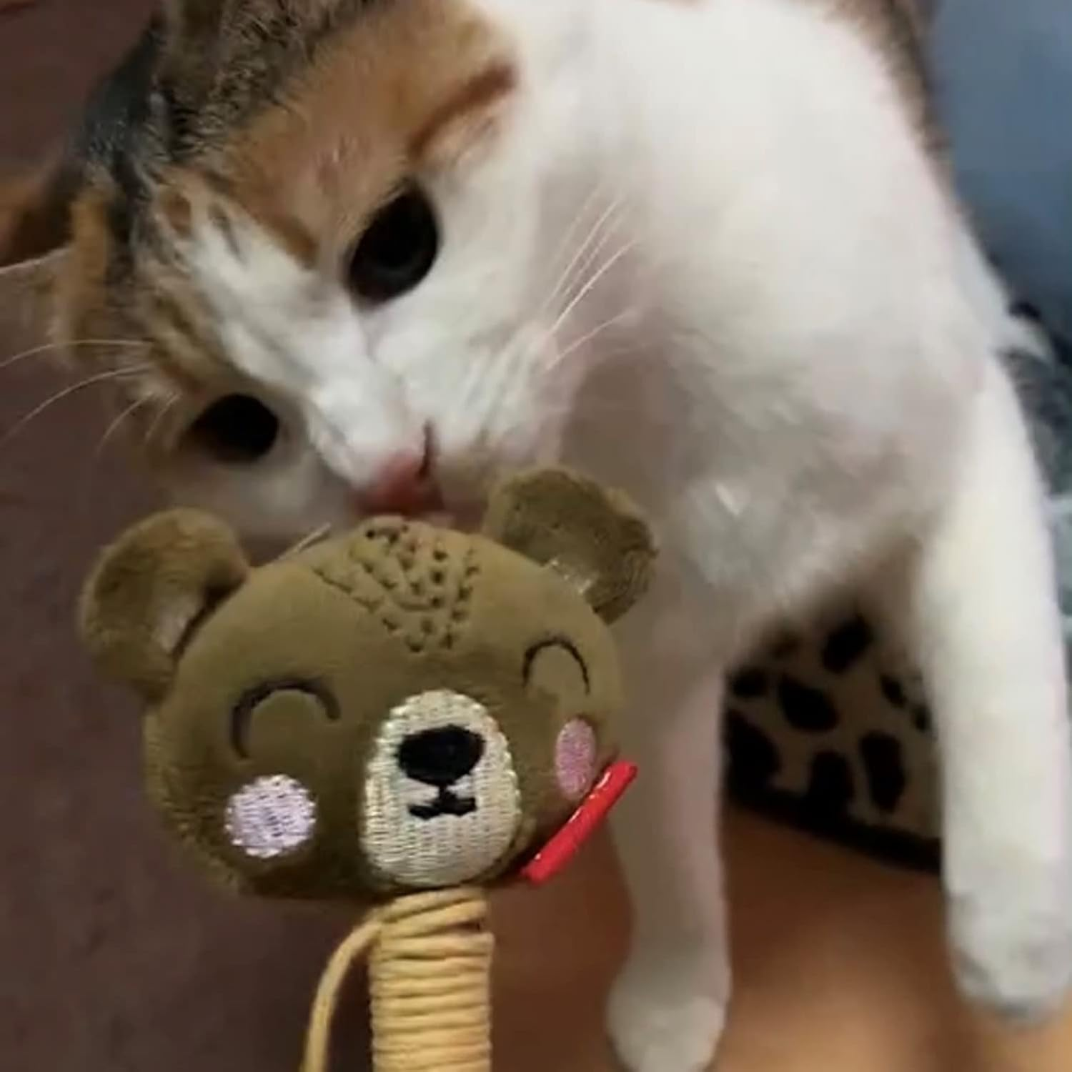 Gigwi Cat Toy Catatabi Toy Charm Stick Lion - Rabbit image number 6