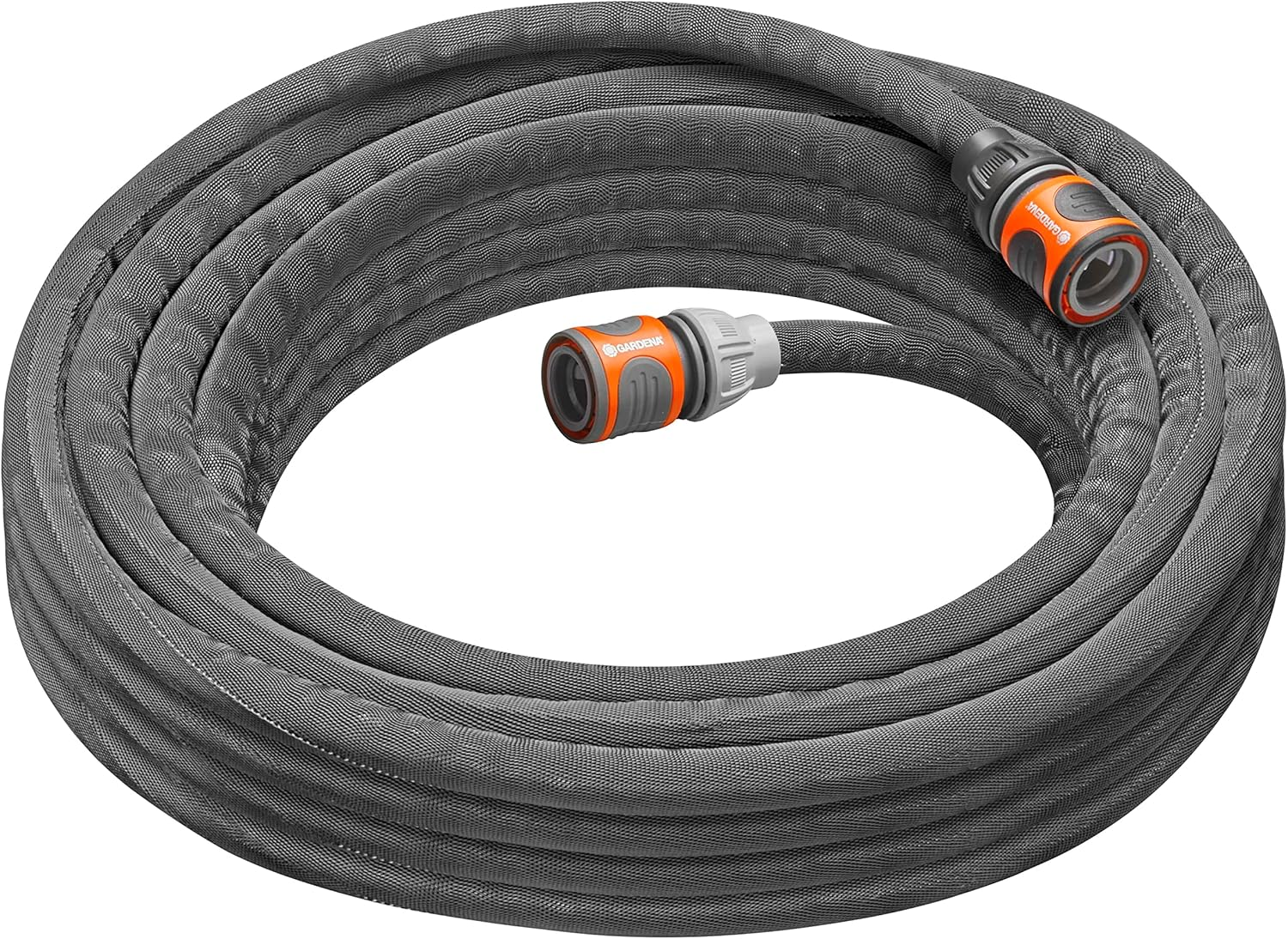 Gardena Liano Life Textile Hose 1/2 Inch, 10M: Highly Flexible Textile Garden Hose, with PVC Inner Tube, No Kinking, Lightweight, Weather-Resistant (18440-20) image number 1