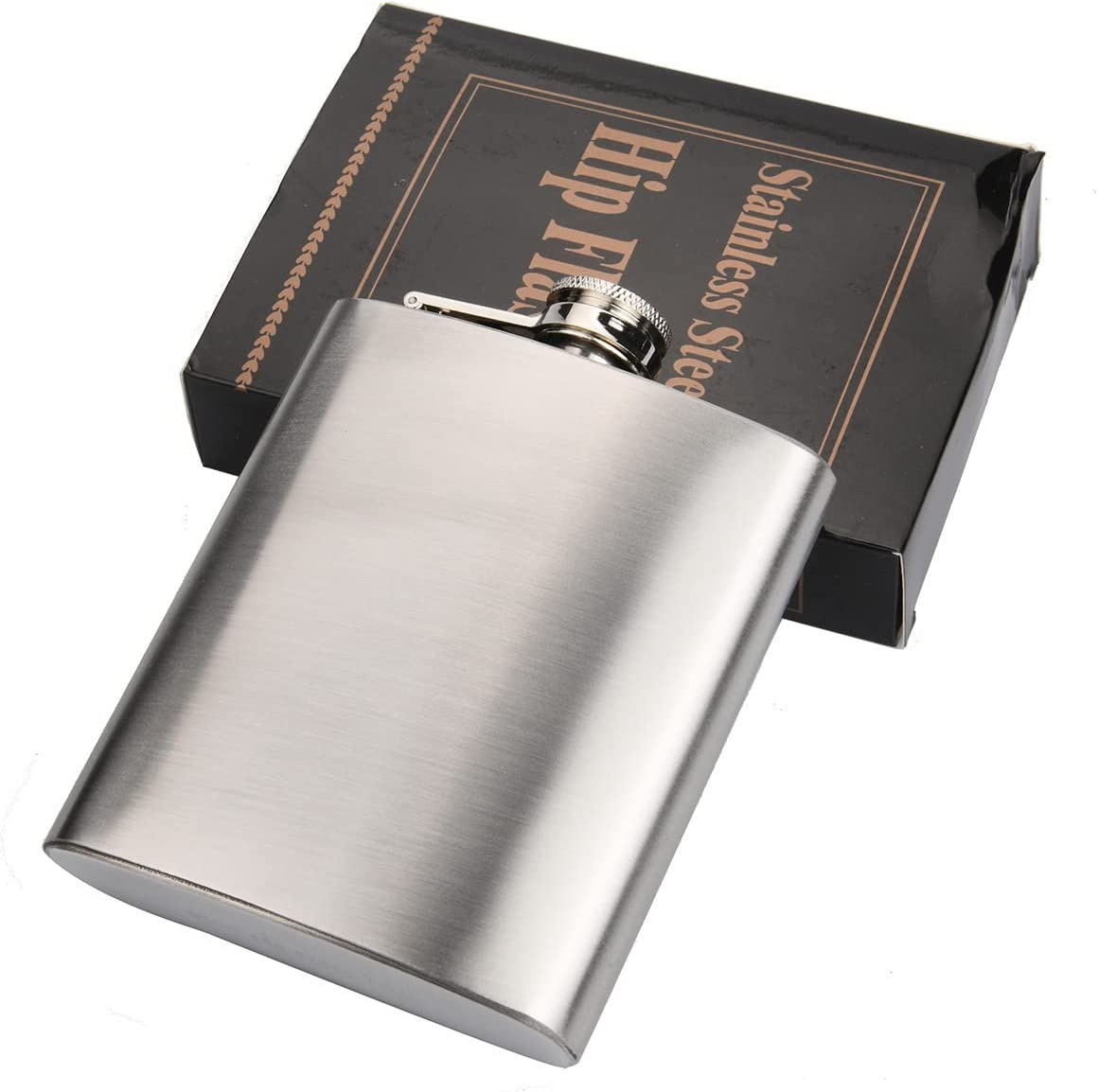 Ariv Hommey Hip Flask 7Oz Stainless Steel Wine Whiskey Liquor Alcohol Bottle image number 4